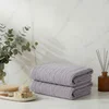 Singular - Grey Grey Bath Towel Set (2 Pieces)