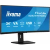 Iiyama XCB3494WQSU-B1 LED monitor curved 34 3440 x 1440 UWQHD 120 Hz VA 350 HDMI DisplayPort USB-C speakers matte black