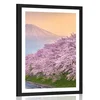 Plakat s paspartujem čudovita Japonska - 30x45 silver