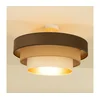 Plafonski luster WENTA 1xE27/60W/230V prečnik 50 cm braon/juta/bež