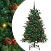 Umjetno božićno drvce Zelena 150 cm PVC i Metal i Plastika
