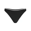 Karl Lagerfeld Bikini hlačke Scallop črna/bela