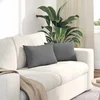 Jastučići za sofu 2 pcs Tamno siva 50 x 30 cm tkanina