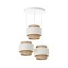Luster na sajli BOHO 3xE27/60W/230V krem/juta