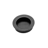 GTV Ukopavajuća ručica B224, 40.5x10mm, Crna