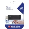 Verbatim 98697 Slider USB atmintine 32GB, USB-A 2.0, Juoda