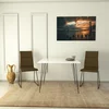 Hanah home Trpezarijski sto Sandalf Square 90x75x90cm Beli