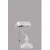 Opviq Stona lampa Banker, Bela