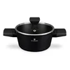 Lonec s pokrovko in titanovo površino Black Silver 20cm 55355