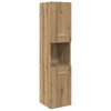 Vidaxl Kopalniška viseča omarica artisian hrast 30x30x130 cm inž. les