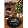 Conceptum Hypnose Tepih Cristmas, O100cm, Crno-beli