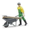 BRUDER 62610 Figurica kmeta z brazdo in dodatki