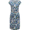 Ragwear Poletna obleka Lilithe temno modra/zelena/bela