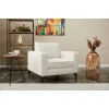 ATELIER DEL SOFA Fotelja Berlin Cream Black