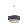 Duolla - Luster na sajli TRIO 1xE27/40W/230V prečnik 45 cm antracit/siva/smeđa