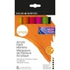 Daler Rowney Simply Sada akrylových fixiek Neon 6 kos