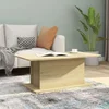Stolić za kavu boja hrasta 102 x 55,5 x 40 cm konstruirano drvo