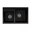 Granitna sudopera XQuadro Plus 2D crna