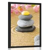 Plakat piramida Zen kamnov - 60x90 no frame