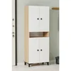 Hanah Home cipelarnik Jerma, 63,5 cm, hrast Sonoma / beli