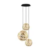 Eglo 39758 - Luster na sajli SKOURA 3xE27/60W/230V