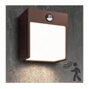 Brilagi-LED Spoljašnje zidno svetlo sa senzorom TERNI LED/12W/230V braon IP44