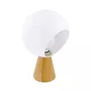Eglo Mamblas stona lampa/1, e27, drvo/bela