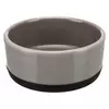 KERAMICKA POSUDA SA GUMOM 0,4l/12cm siva