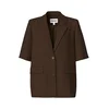 PIECES Blazer PCBOSELLA temno rjava