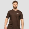 GymBeam Muška majica Basic Chocolate Brown