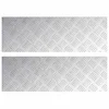 Stepenica Pravokutni 2 pcs Srebrno 75 x 25 cm Aluminij