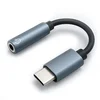 Qoltec adapter USB-C | vtičnica 3,5 mm | 10 cm | aluminij