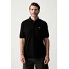 Armani Exchange polo majica moška z bombažem