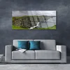 tulup.si Slika na akrilnem steklu Gulf rocks vode landscape 125x50 cm 4 obešalnika