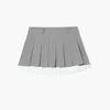 Cropp - Plisirana mini suknja - tamno siva