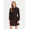 Vero Moda Srajčna obleka Elly 10334288 Rjava Regular Fit