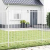 Vrtna Ograda Woerden Bijelo 1,7 x 1,5 m Čelik s prahom