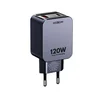Moxom mx-hc316 turbo 120w avs + type c type c kabal crni Kucni punjac ( P1298 )