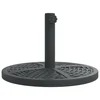 Vidaxl Podstavek za senčnik za O38/48 mm palice 12 kg okrogel