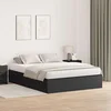 Krevet s ladicama Crni hrast 135 x 190 cm Konstruirano drvo