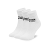 Reebok Set 3 parov unisex visokih nogavic R0429-SS24 (3-pack) Bela