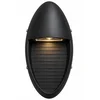 Zidna LED lampa ovalna, Crna