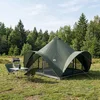 Tipi šator s krovom Vojska zelena 6 osoba Poliester i čelik