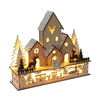 RETLUX LED božična dekoracija vasica (LED/2xAA), les