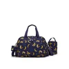 KIPLING Ročna torbica Camana mornarska/rjava/rumena