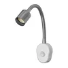 Osram - Fleksibilna zidna lampa PLUG TUBE FLEX 1xGU10/5W/230V mat hrom/bela