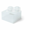 Lego kutija za odlaganje sa poklopcem (4): Svetlucavo prozirna ( 40090803 )