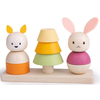 Bigjigs Toys Bigjigs Baby motorizirana igrača za montažo lisice in zajca