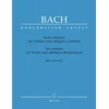 BACH J.S.:SIX SONATAS FOR VIOLIN AND PIANO BWV 1014-1019