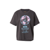 RVCA Majica GLOBAL svetlo modra/temno siva/svetlo roza